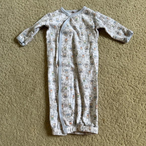 Magnificent Baby Monkey Print Sleep Sack Magnetic Closure - Picture 1 of 7